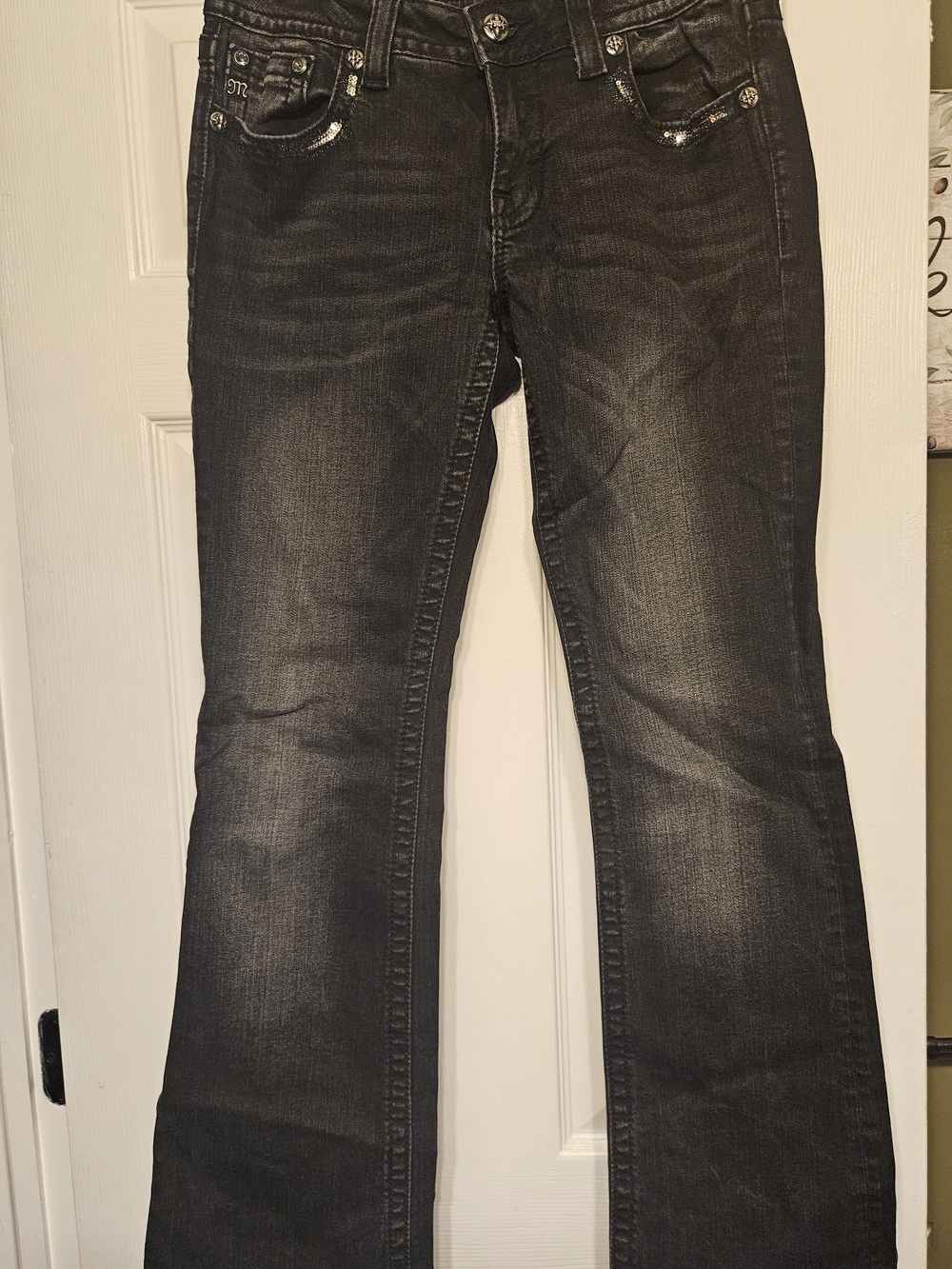 Miss Me Black Bootcut Jeans